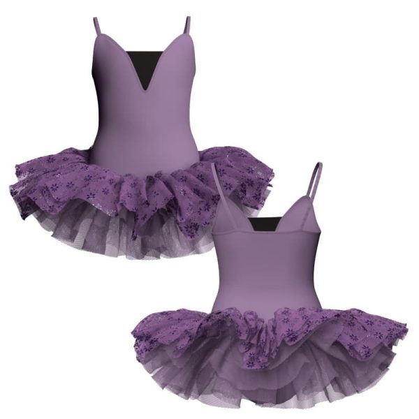 tutu danza bretelle con copritulle tua40v45