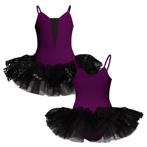 tutu danza bretelle con copritulle tua40w1