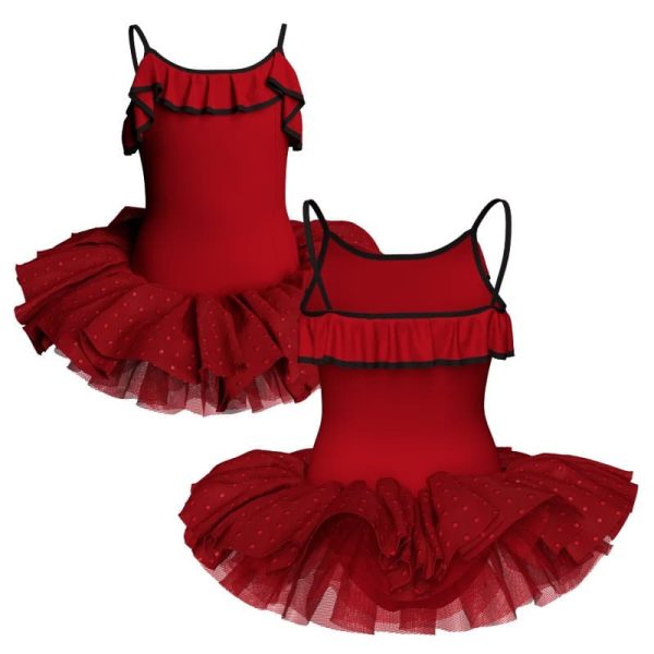 tutu danza bretelle con copritulle tua7y123