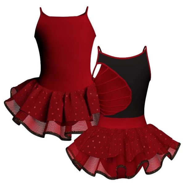 tutu danza bretelle con inserto sk1001lcs109