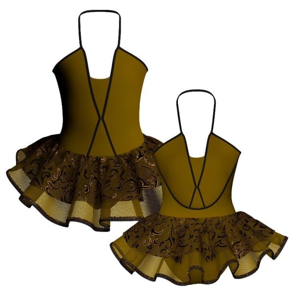 tutu danza bretelle con inserto sk1001lcs2024441