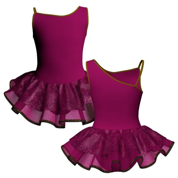 tutu danza bretelle con inserto sk1001lcs22688