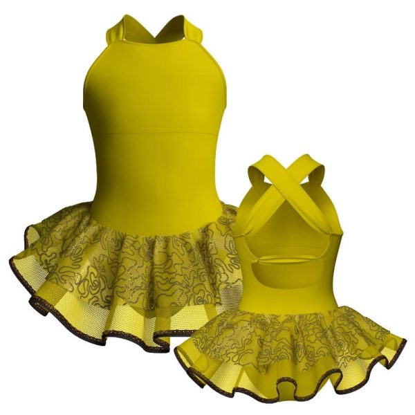 tutu danza bretelle con inserto sk1001lcs232123