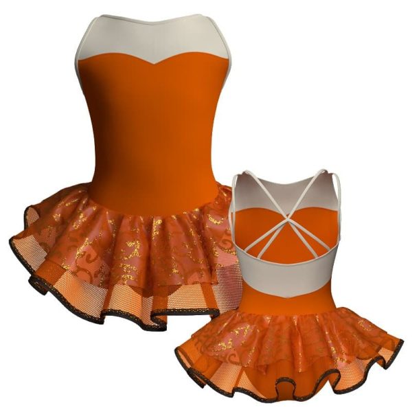 tutu danza bretelle con inserto sk1001lcs23411