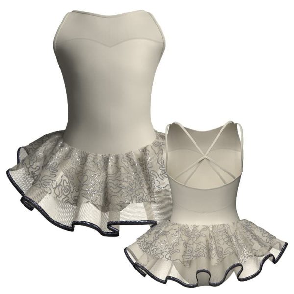 tutu danza bretelle con inserto sk1001lcs23455