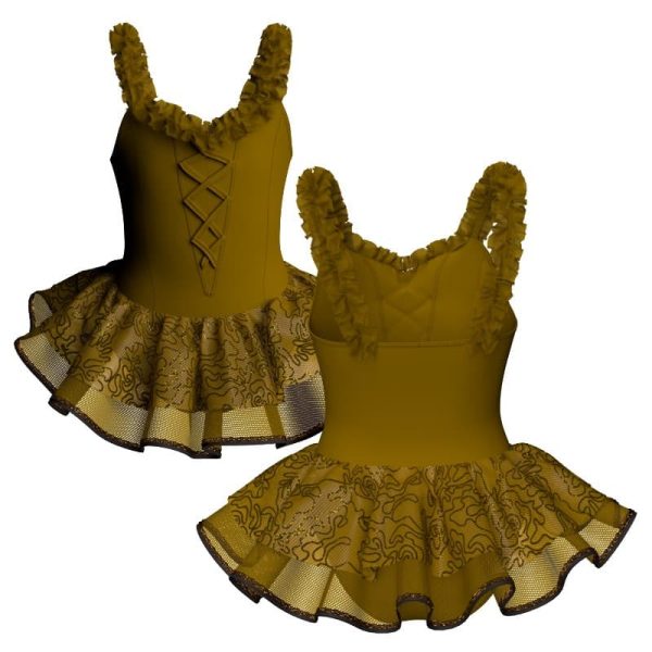 tutu danza bretelle con inserto sk1001lcs25291