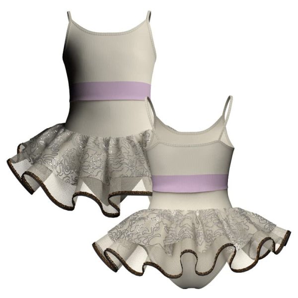 tutu danza bretelle con inserto sk1001lcs281555