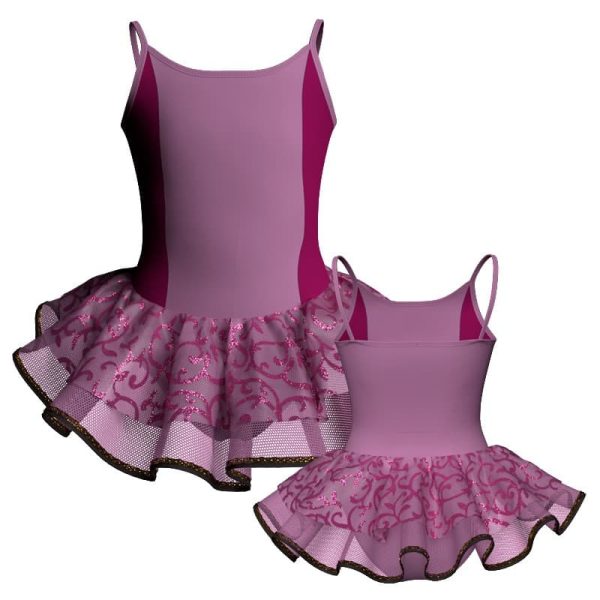 tutu danza bretelle con inserto sk1001lcs400t77