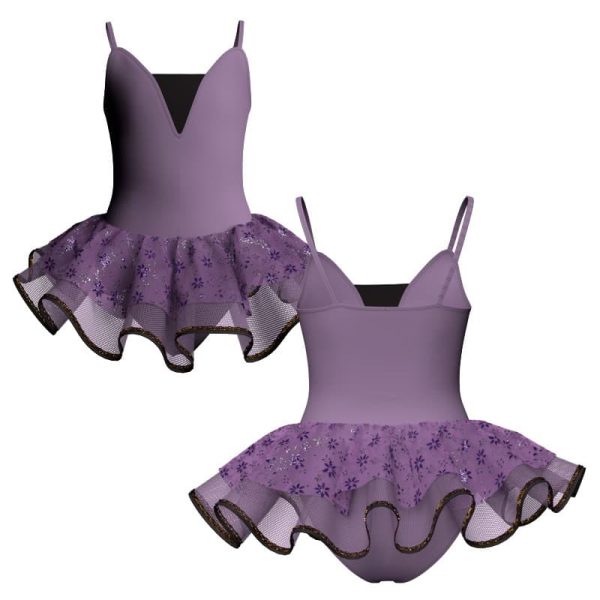 tutu danza bretelle con inserto sk1001lcs40v22