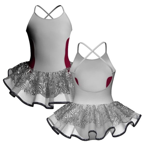 tutu danza bretelle con inserto sk1001lcs429111