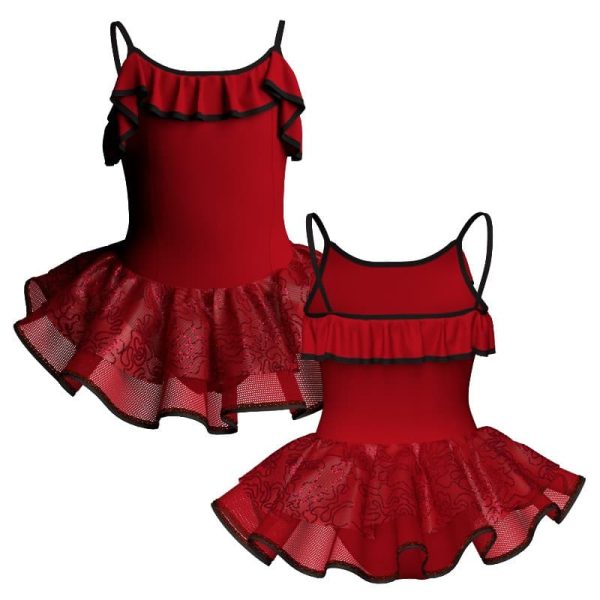 tutu danza bretelle con inserto sk1001lcs7y555