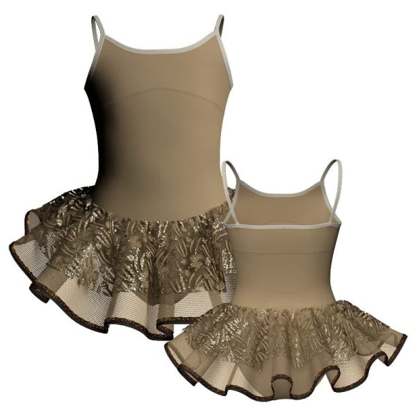 tutu danza bretelle con inserto sk1001lcsb300566