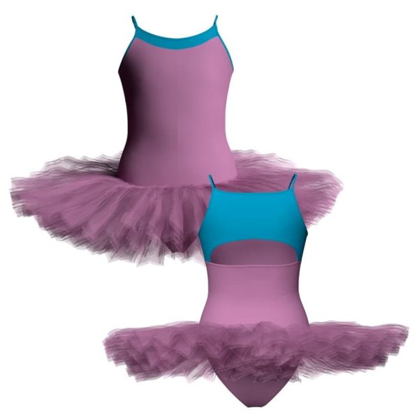 tutu danza bretelle con inserto tuq12911