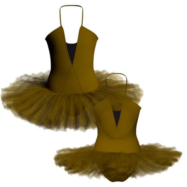 tutu danza bretelle con inserto tuq202411