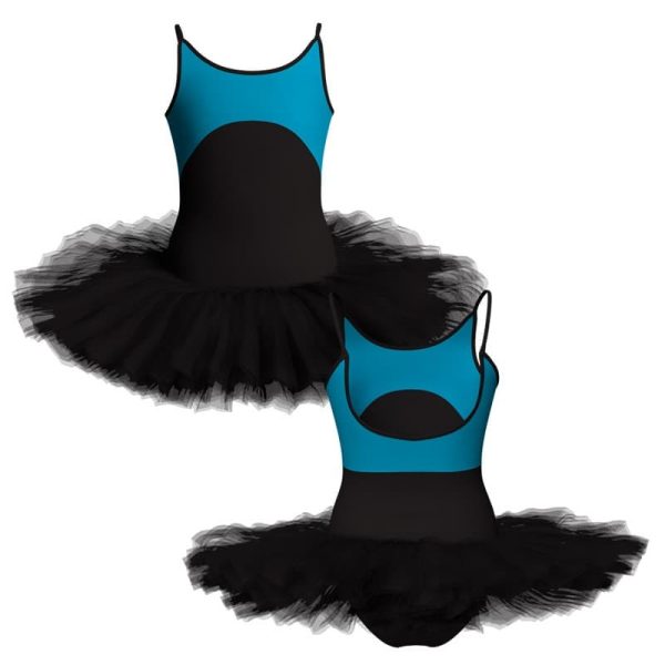 tutu danza bretelle con inserto tuq21511