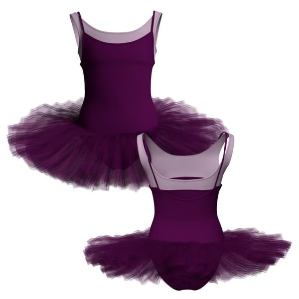 tutu danza bretelle con inserto tuq21822