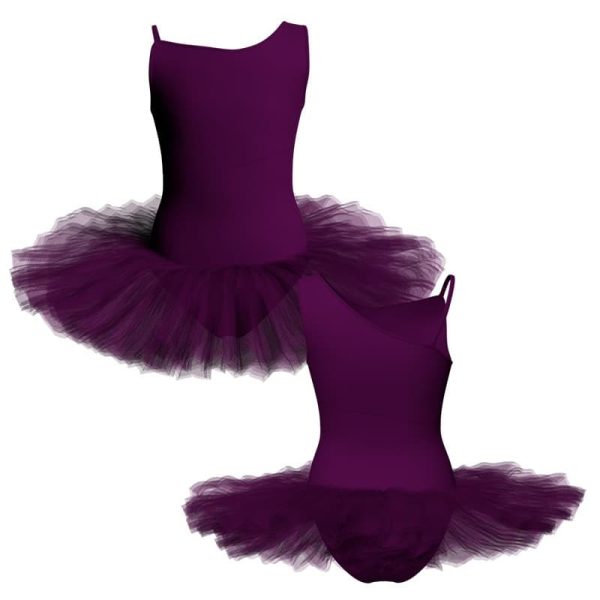 tutu danza bretelle con inserto tuq226