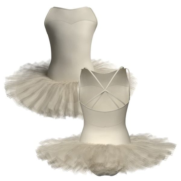 tutu danza bretelle con inserto tuq23411