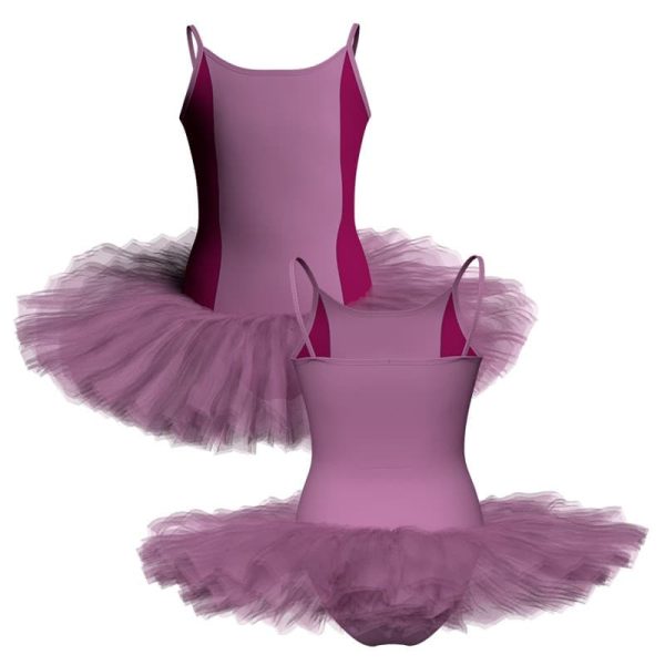 tutu danza bretelle con inserto tuq400t11