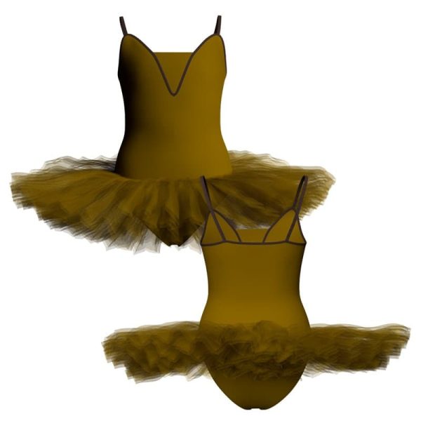 tutu danza bretelle con inserto tuq40v11