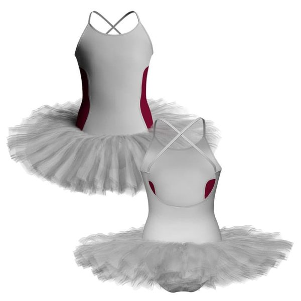 tutu danza bretelle con inserto tuq429