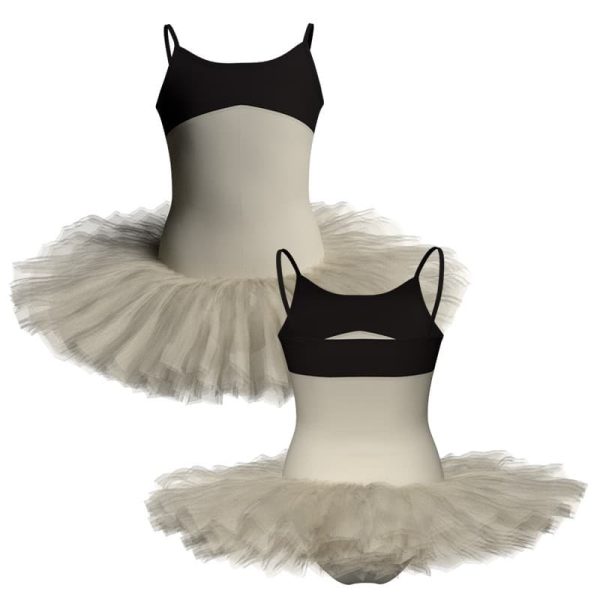 tutu danza bretelle con inserto tuqb3005