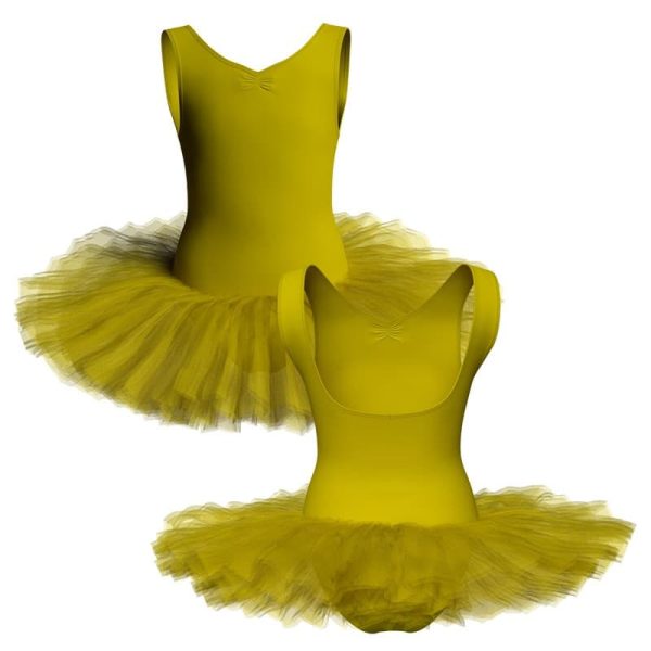 tutu danza canotta con arriccio tuqb3002