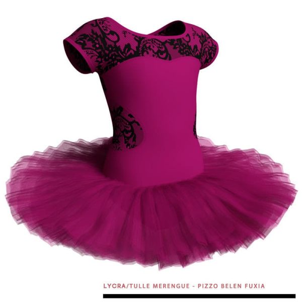 tutu danza classica con inserti tu10012