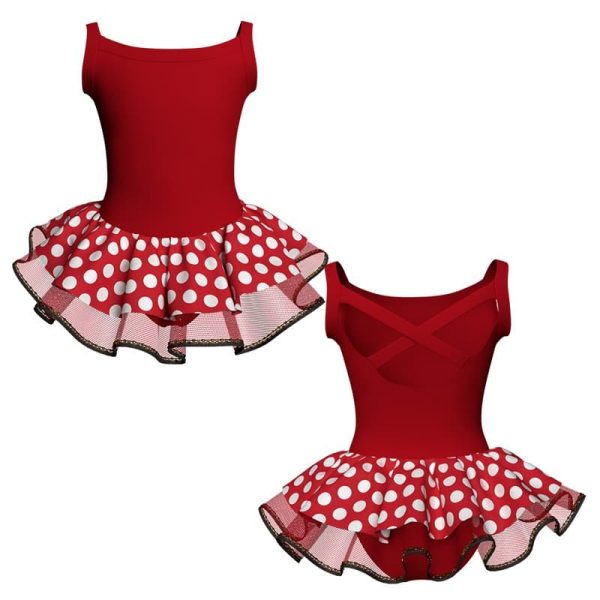 tutu danza con copritulle a bretelle sk1001lcb224123