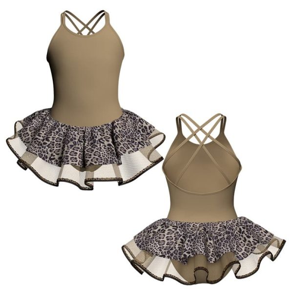 tutu danza con copritulle doppie a bretelle sk1001lcb507123