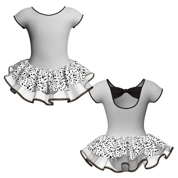 tutu danza con copritulle maniche aletta sk1001lcb210