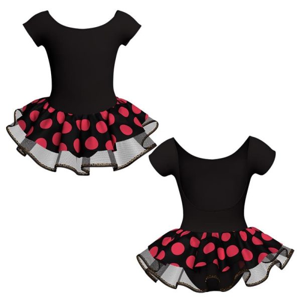 tutu danza con copritulle maniche aletta sk1001lcb414123