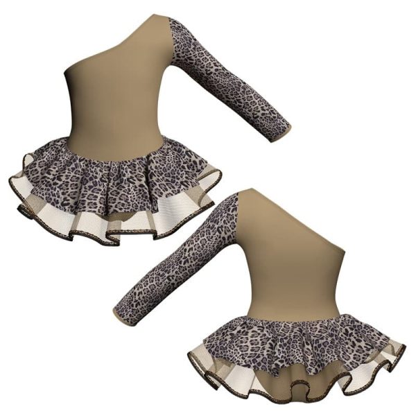 tutu danza con copritulle senza maniche e inserto sk1001lcb999t