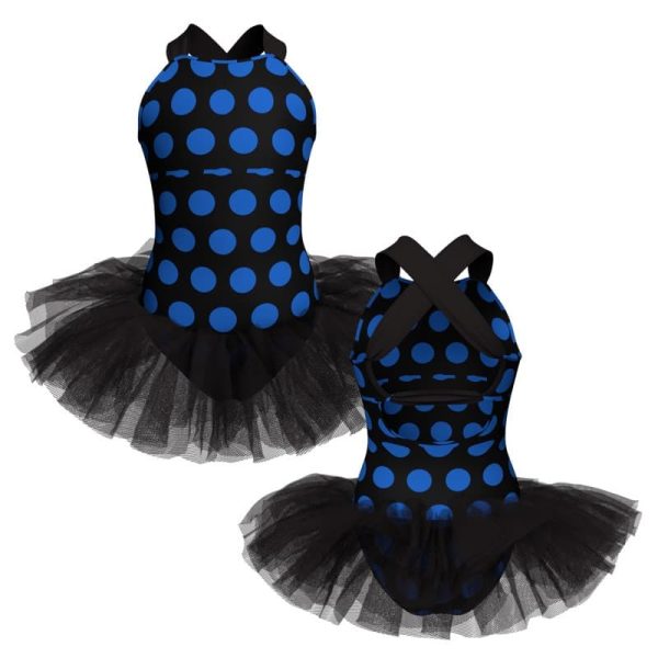 tutu danza in lycra stampata bretelle con inserto tuv23222 copia