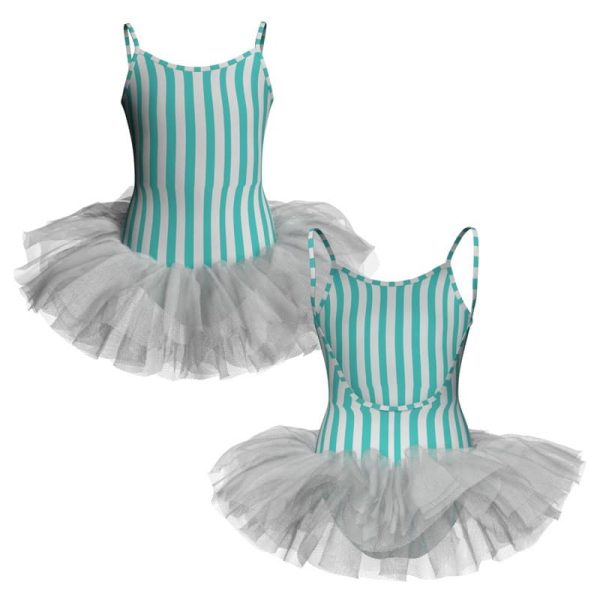 tutu danza in lycra stampata bretelle tuv1010 1