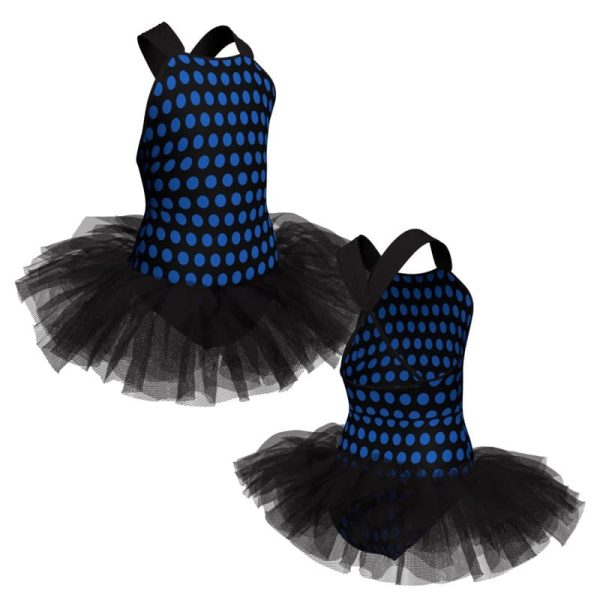 tutu danza in lycra stampata bretelle tuv2072