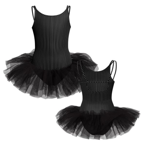 tutu danza in lycra stampata bretelle tuv213