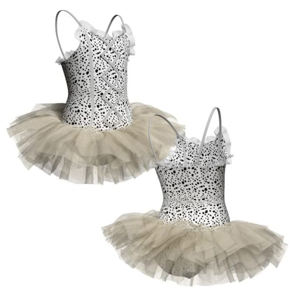 tutu danza in lycra stampata bretelle tuv251822