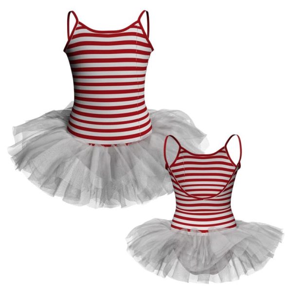 tutu danza in lycra stampata bretelle tuv418