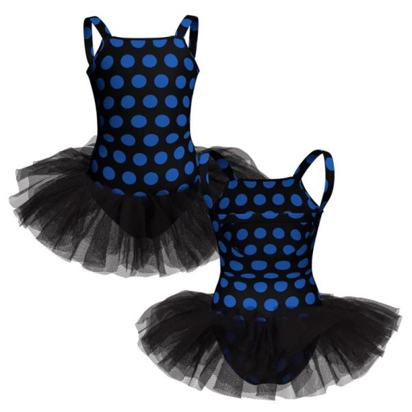 tutu danza in lycra stampata bretelle tuv426