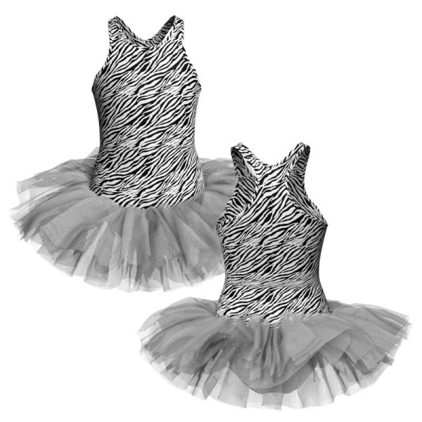 tutu danza in lycra stampata canotta tuv1012