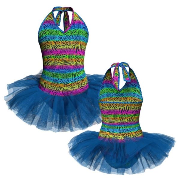 tutu danza in lycra stampata canotta tuv101822