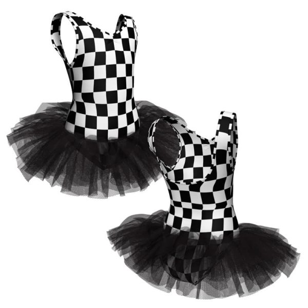 tutu danza in lycra stampata canotta tuv20422