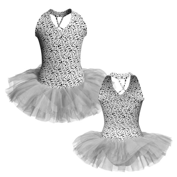 tutu danza in lycra stampata canotta tuv42422