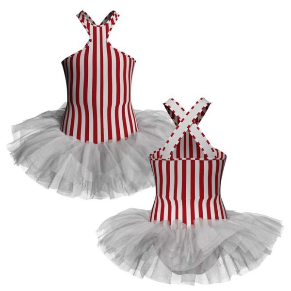 tutu danza in lycra stampata canotta tuv44822