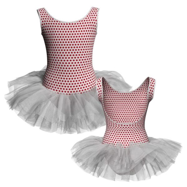 tutu danza in lycra stampata canotta tuv511