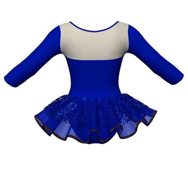 tutu danza maniche 3 4 con inserto sk1001lcs11678