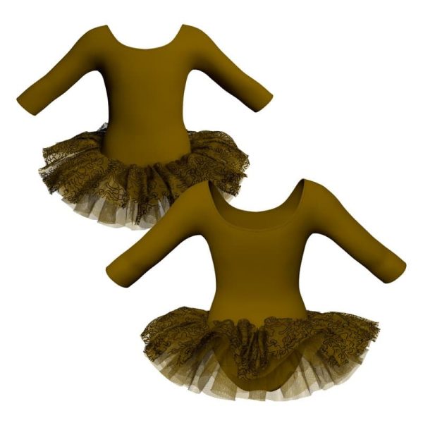 tutu danza maniche 3 4 tua40656