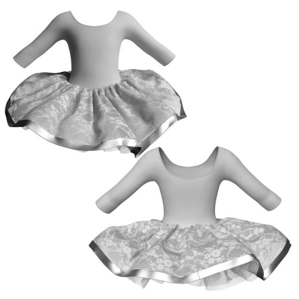 tutu danza maniche 3 4 tui406