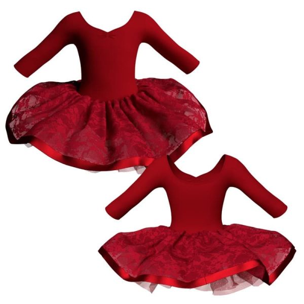 tutu danza maniche 3 4 tui452